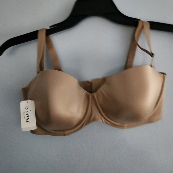 Soma Beige Vanishing Strapless Bra, 36DDD NWT - Picture 1 of 4